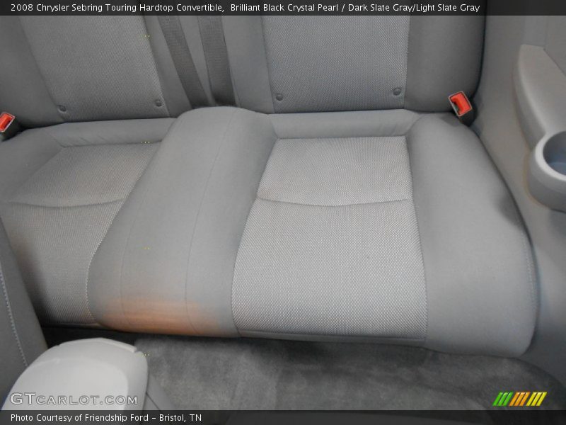 Brilliant Black Crystal Pearl / Dark Slate Gray/Light Slate Gray 2008 Chrysler Sebring Touring Hardtop Convertible