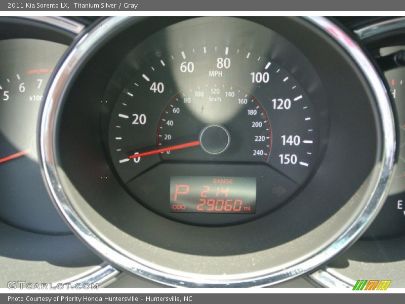 Titanium Silver / Gray 2011 Kia Sorento LX