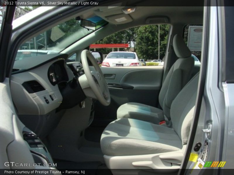 Silver Sky Metallic / Light Gray 2012 Toyota Sienna V6