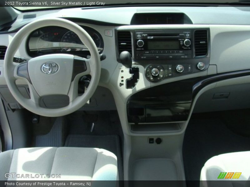 Silver Sky Metallic / Light Gray 2012 Toyota Sienna V6
