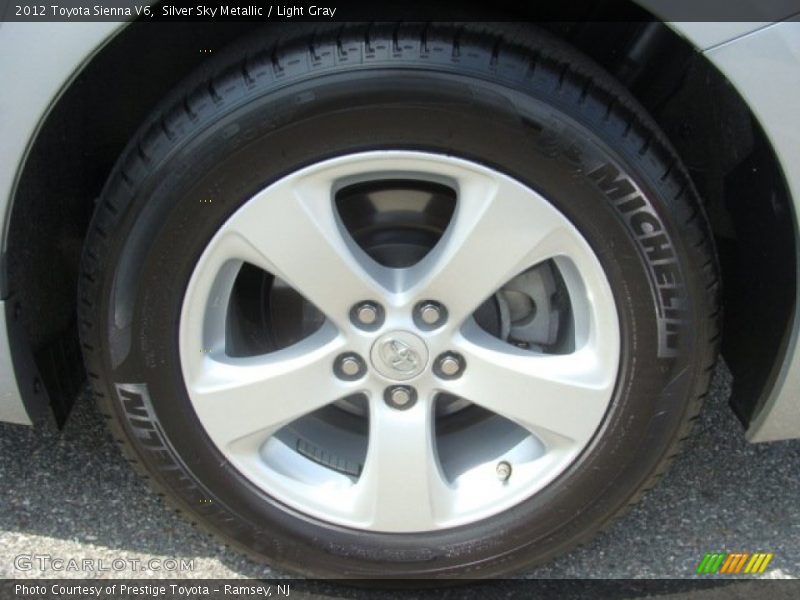 Silver Sky Metallic / Light Gray 2012 Toyota Sienna V6
