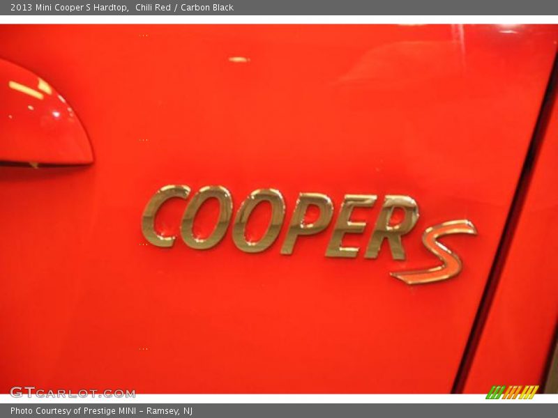 Chili Red / Carbon Black 2013 Mini Cooper S Hardtop