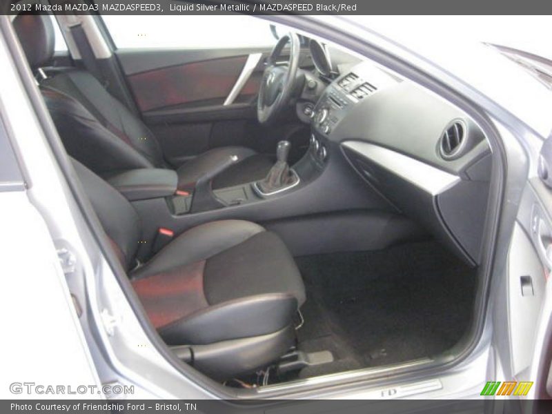 Liquid Silver Metallic / MAZDASPEED Black/Red 2012 Mazda MAZDA3 MAZDASPEED3