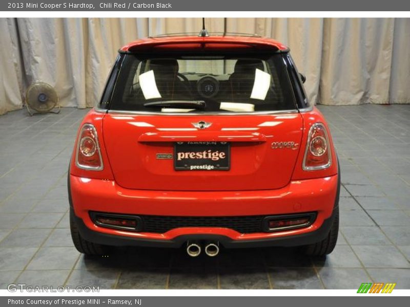 Chili Red / Carbon Black 2013 Mini Cooper S Hardtop