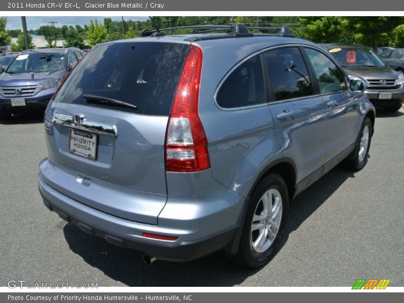 Glacier Blue Metallic / Gray 2011 Honda CR-V EX-L