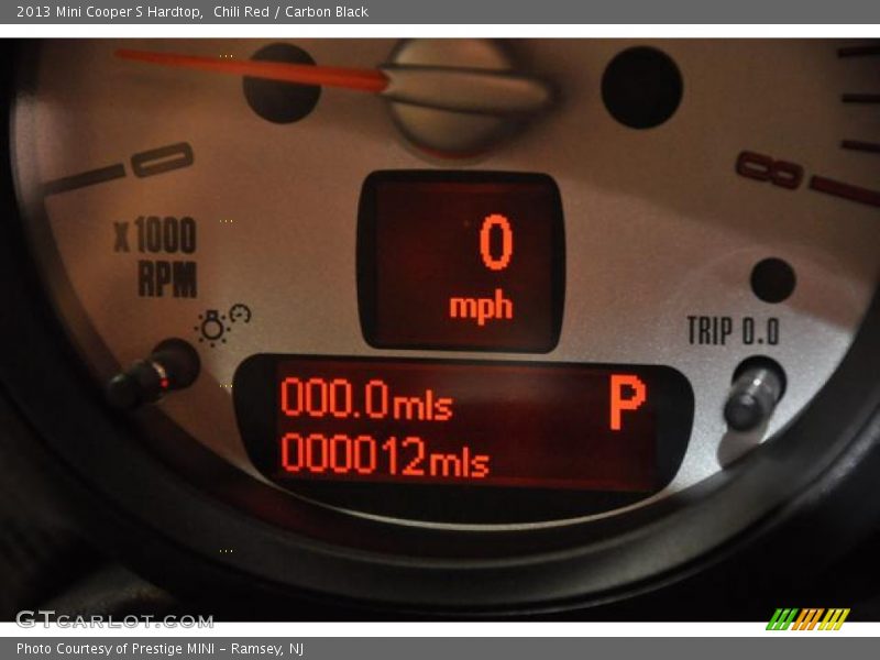 Chili Red / Carbon Black 2013 Mini Cooper S Hardtop
