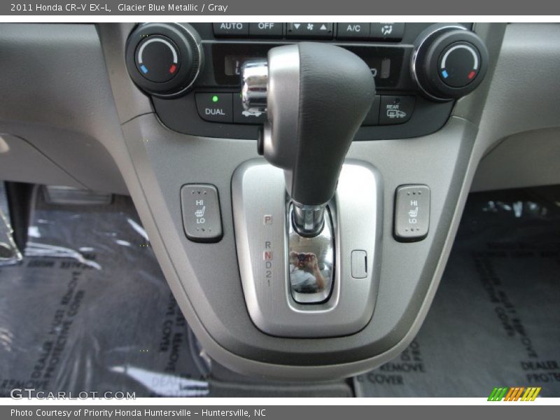 Glacier Blue Metallic / Gray 2011 Honda CR-V EX-L
