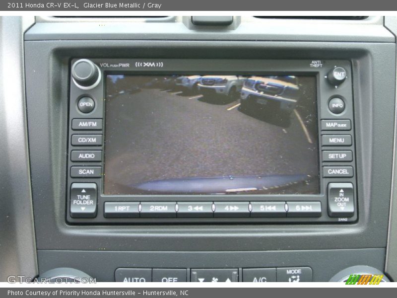 Glacier Blue Metallic / Gray 2011 Honda CR-V EX-L