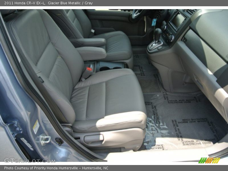 Glacier Blue Metallic / Gray 2011 Honda CR-V EX-L