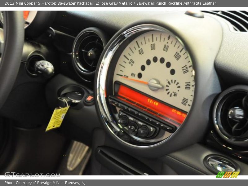 Eclipse Gray Metallic / Bayswater Punch Rocklike Anthracite Leather 2013 Mini Cooper S Hardtop Bayswater Package
