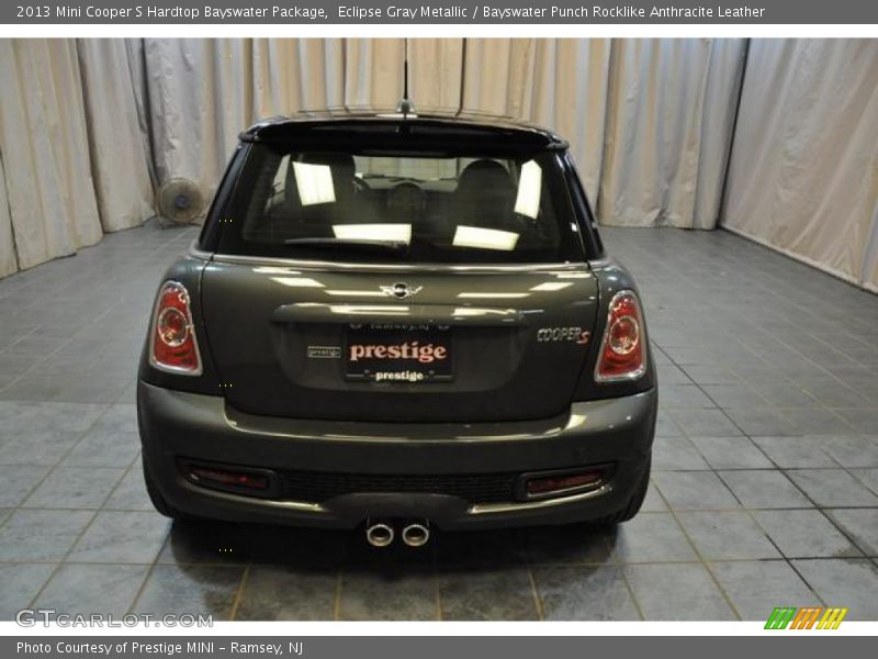Eclipse Gray Metallic / Bayswater Punch Rocklike Anthracite Leather 2013 Mini Cooper S Hardtop Bayswater Package