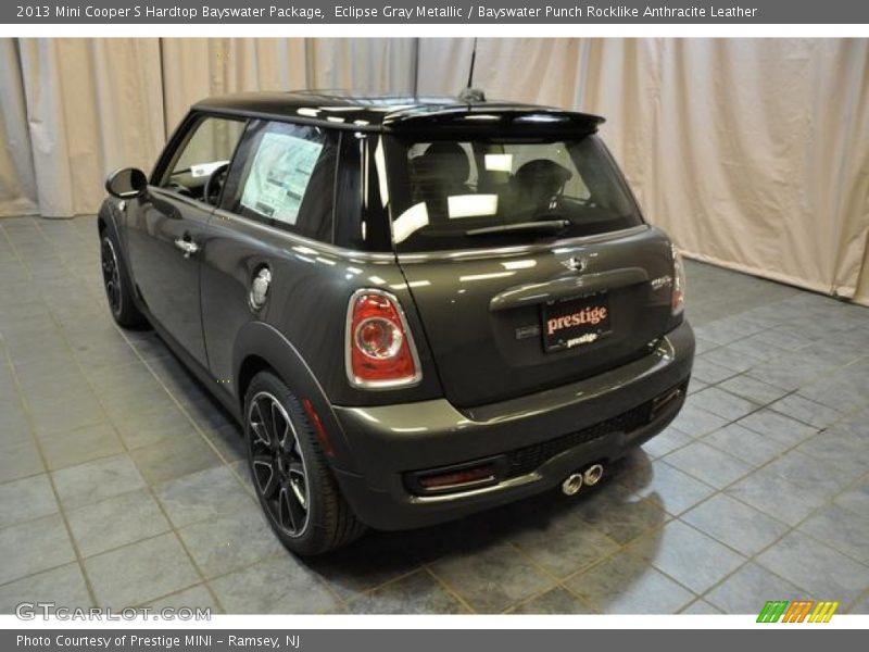 Eclipse Gray Metallic / Bayswater Punch Rocklike Anthracite Leather 2013 Mini Cooper S Hardtop Bayswater Package