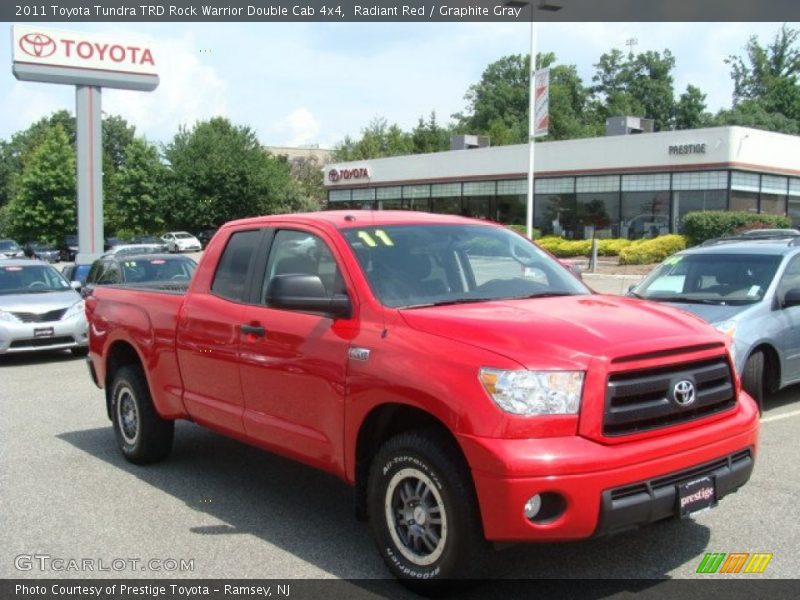 Radiant Red / Graphite Gray 2011 Toyota Tundra TRD Rock Warrior Double Cab 4x4