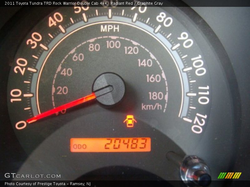Radiant Red / Graphite Gray 2011 Toyota Tundra TRD Rock Warrior Double Cab 4x4