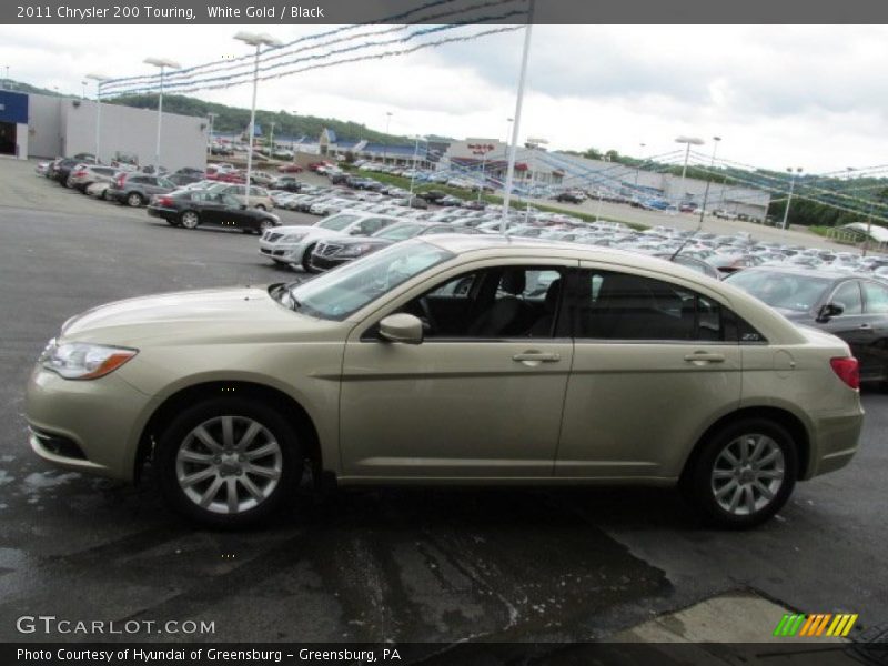 White Gold / Black 2011 Chrysler 200 Touring