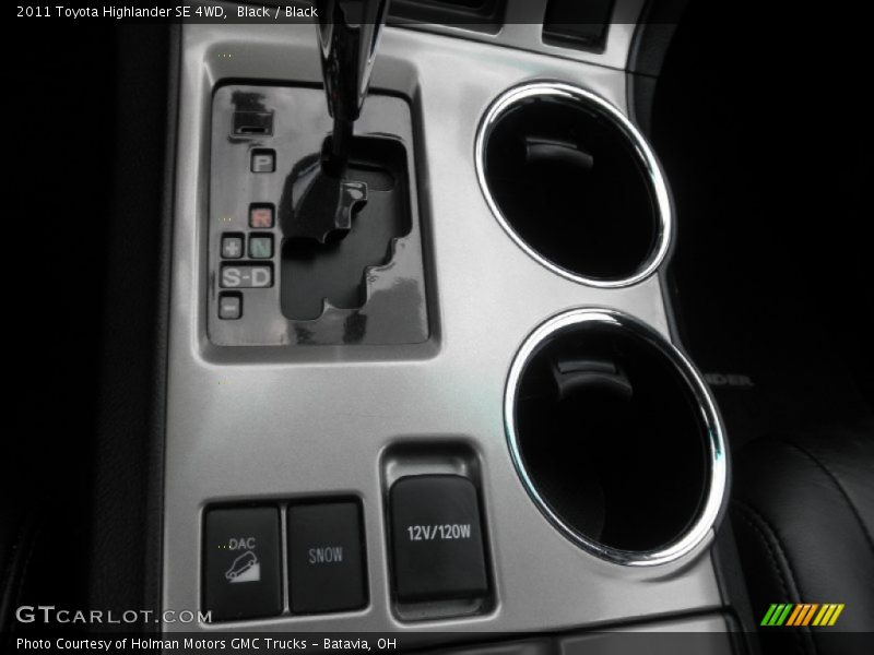 Black / Black 2011 Toyota Highlander SE 4WD