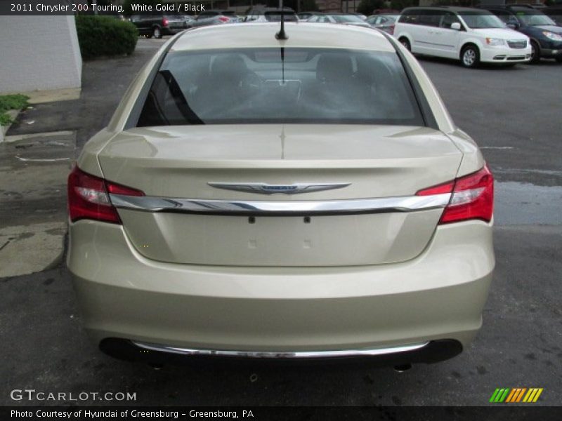 White Gold / Black 2011 Chrysler 200 Touring
