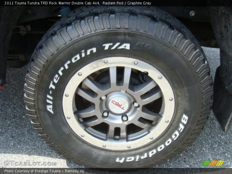Radiant Red / Graphite Gray 2011 Toyota Tundra TRD Rock Warrior Double Cab 4x4