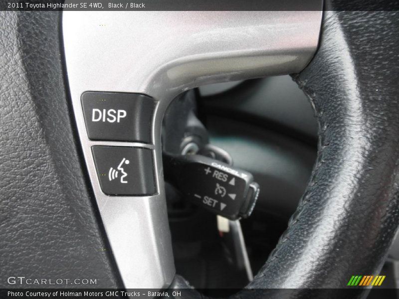Black / Black 2011 Toyota Highlander SE 4WD