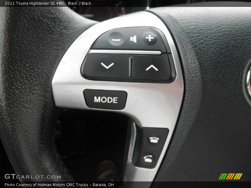 Black / Black 2011 Toyota Highlander SE 4WD