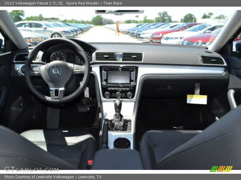 Opera Red Metallic / Titan Black 2013 Volkswagen Passat 2.5L SE