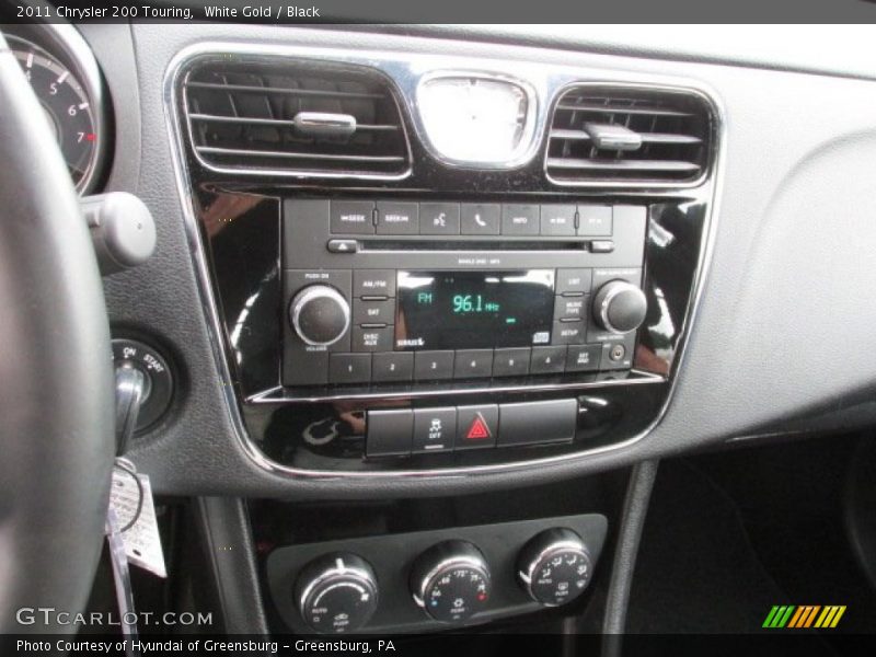White Gold / Black 2011 Chrysler 200 Touring