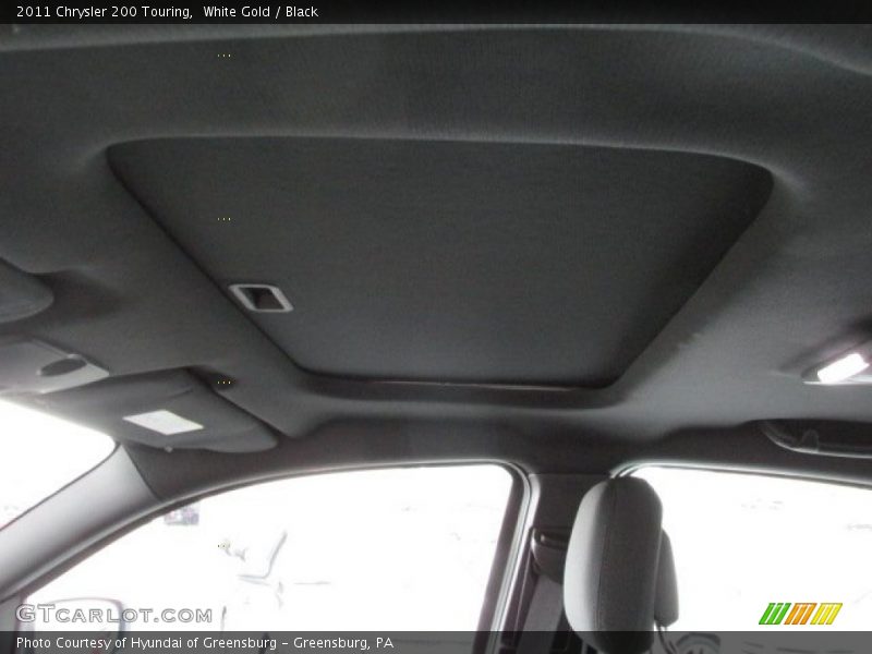 White Gold / Black 2011 Chrysler 200 Touring
