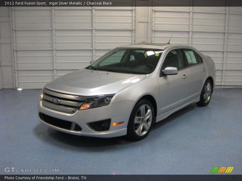 Ingot Silver Metallic / Charcoal Black 2011 Ford Fusion Sport