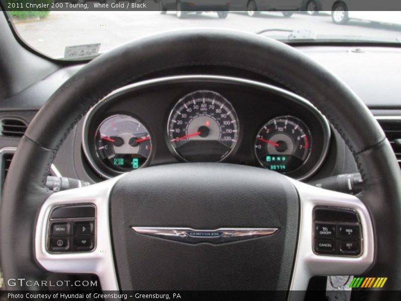White Gold / Black 2011 Chrysler 200 Touring