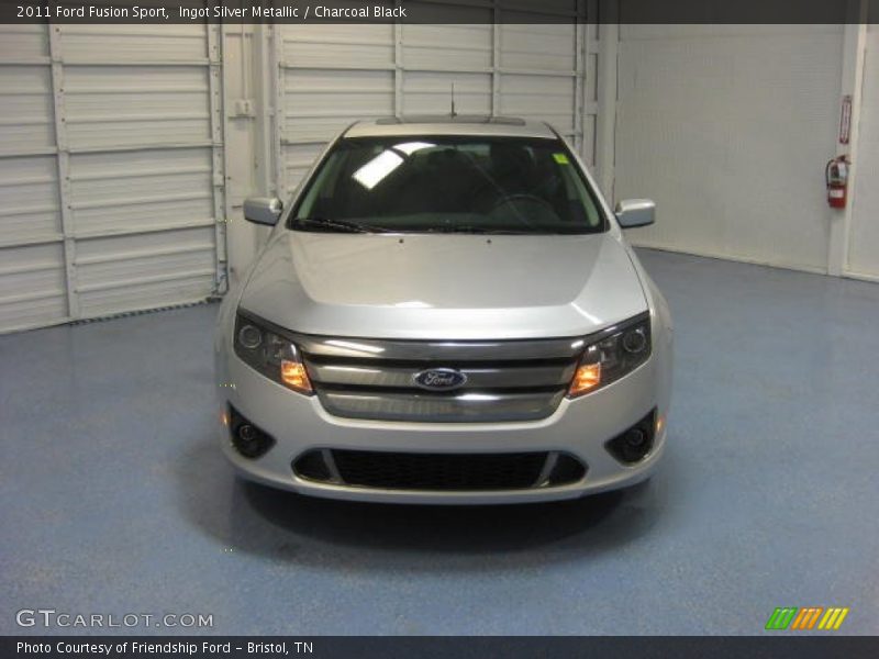 Ingot Silver Metallic / Charcoal Black 2011 Ford Fusion Sport