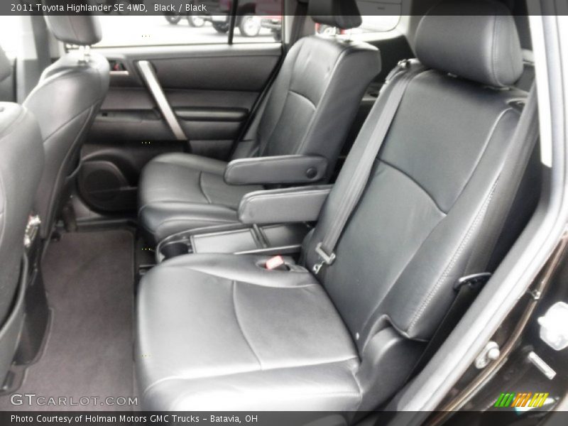 Black / Black 2011 Toyota Highlander SE 4WD