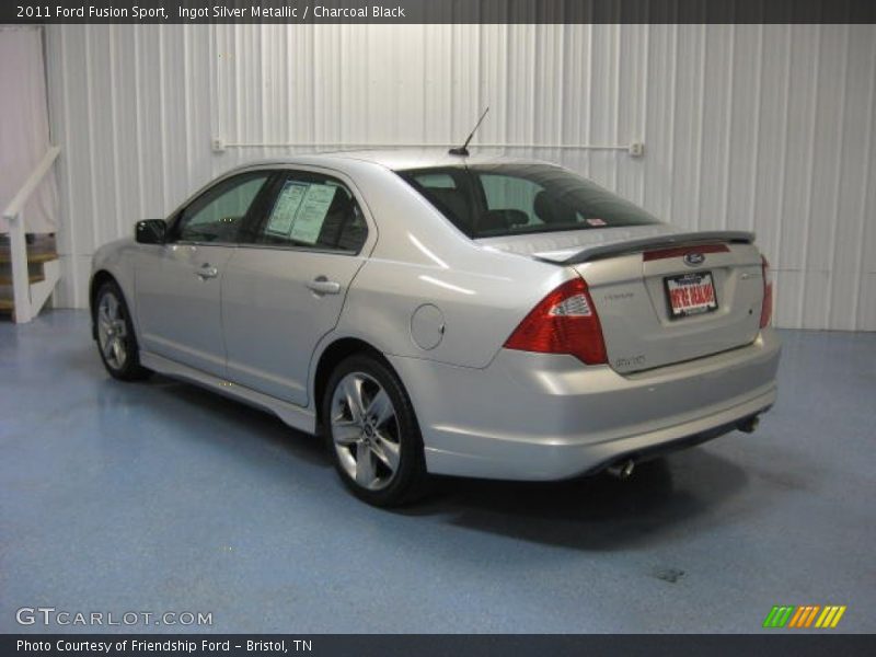 Ingot Silver Metallic / Charcoal Black 2011 Ford Fusion Sport