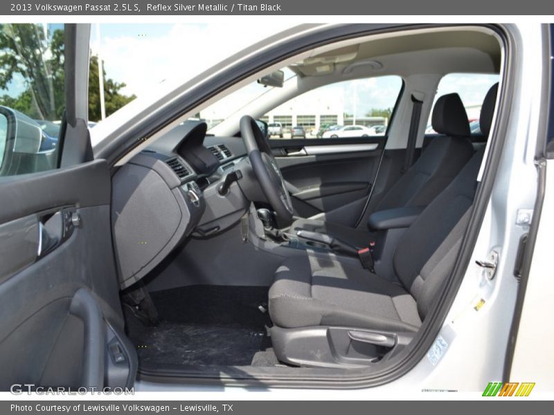 Reflex Silver Metallic / Titan Black 2013 Volkswagen Passat 2.5L S