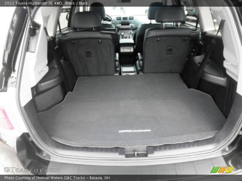 Black / Black 2011 Toyota Highlander SE 4WD