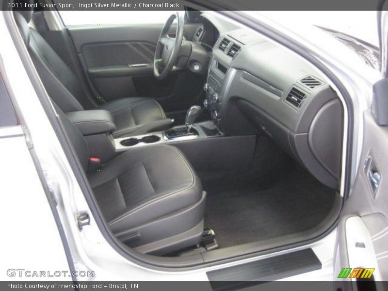 Ingot Silver Metallic / Charcoal Black 2011 Ford Fusion Sport