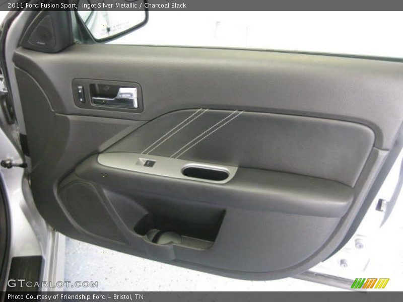 Ingot Silver Metallic / Charcoal Black 2011 Ford Fusion Sport
