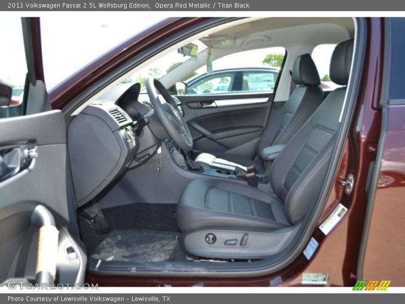 Opera Red Metallic / Titan Black 2013 Volkswagen Passat 2.5L Wolfsburg Edition