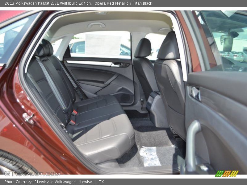 Opera Red Metallic / Titan Black 2013 Volkswagen Passat 2.5L Wolfsburg Edition