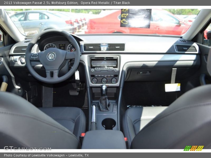 Opera Red Metallic / Titan Black 2013 Volkswagen Passat 2.5L Wolfsburg Edition
