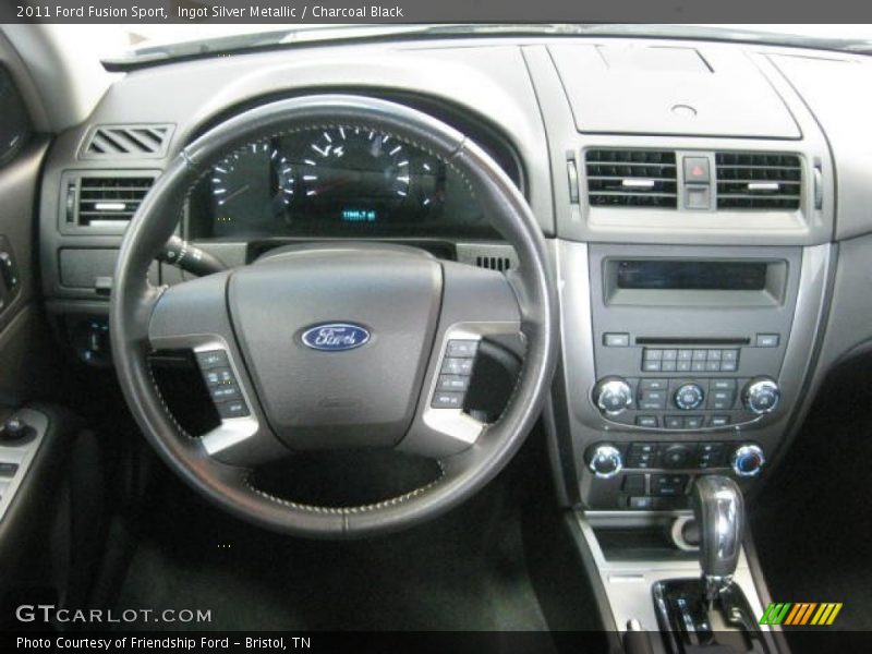 Ingot Silver Metallic / Charcoal Black 2011 Ford Fusion Sport