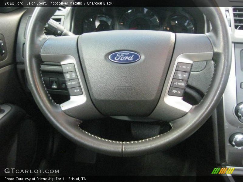 Ingot Silver Metallic / Charcoal Black 2011 Ford Fusion Sport