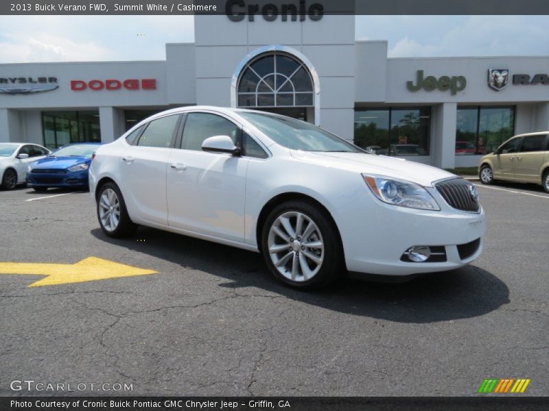 Summit White / Cashmere 2013 Buick Verano FWD