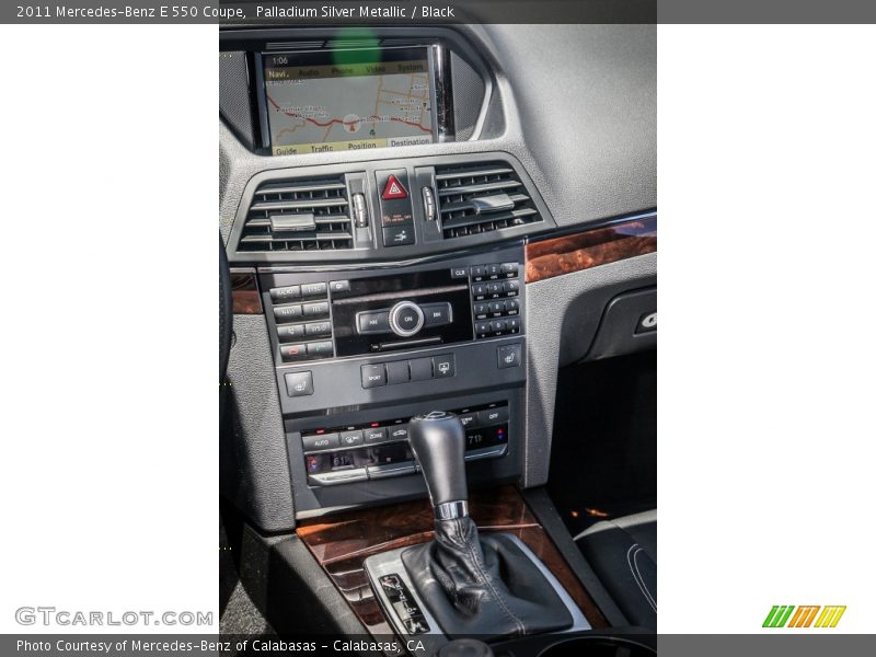 Palladium Silver Metallic / Black 2011 Mercedes-Benz E 550 Coupe