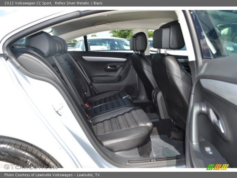 Reflex Silver Metallic / Black 2013 Volkswagen CC Sport