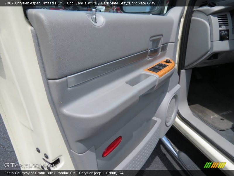 Cool Vanilla White / Dark Slate Gray/Light Slate Gray 2007 Chrysler Aspen Limited HEMI