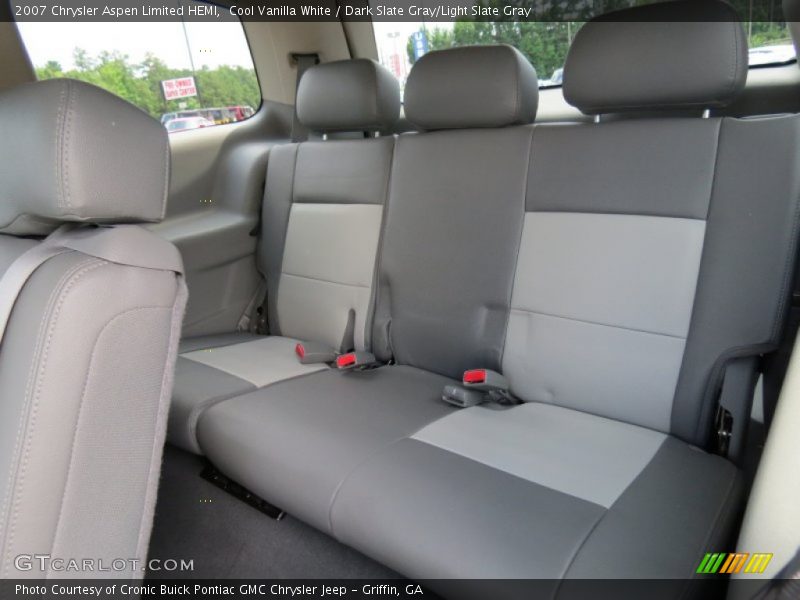Cool Vanilla White / Dark Slate Gray/Light Slate Gray 2007 Chrysler Aspen Limited HEMI