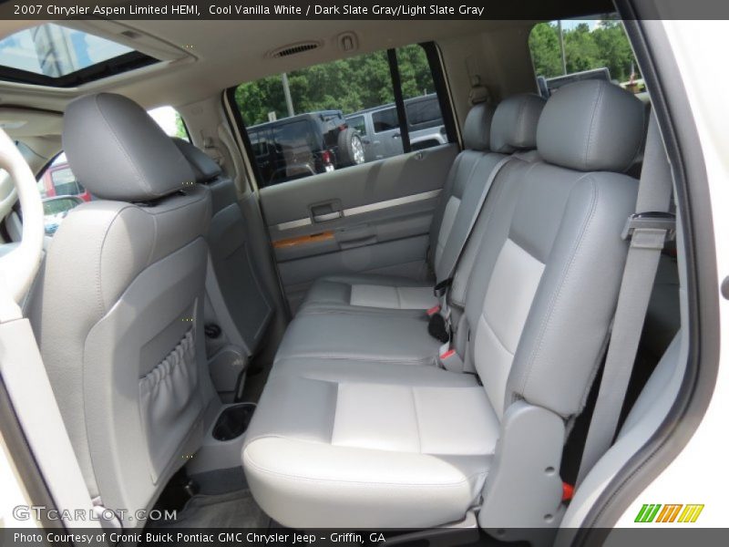 Cool Vanilla White / Dark Slate Gray/Light Slate Gray 2007 Chrysler Aspen Limited HEMI