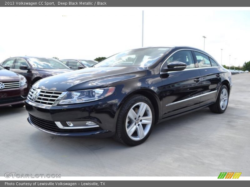 Deep Black Metallic / Black 2013 Volkswagen CC Sport
