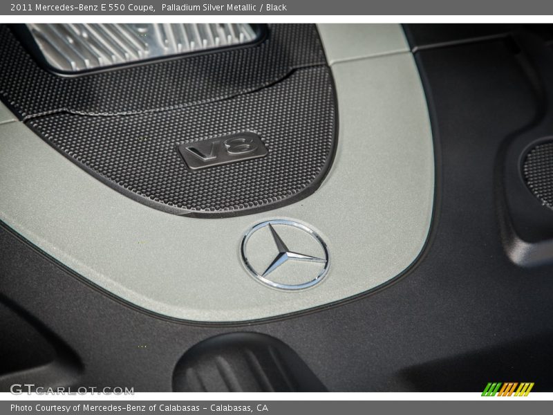 Palladium Silver Metallic / Black 2011 Mercedes-Benz E 550 Coupe