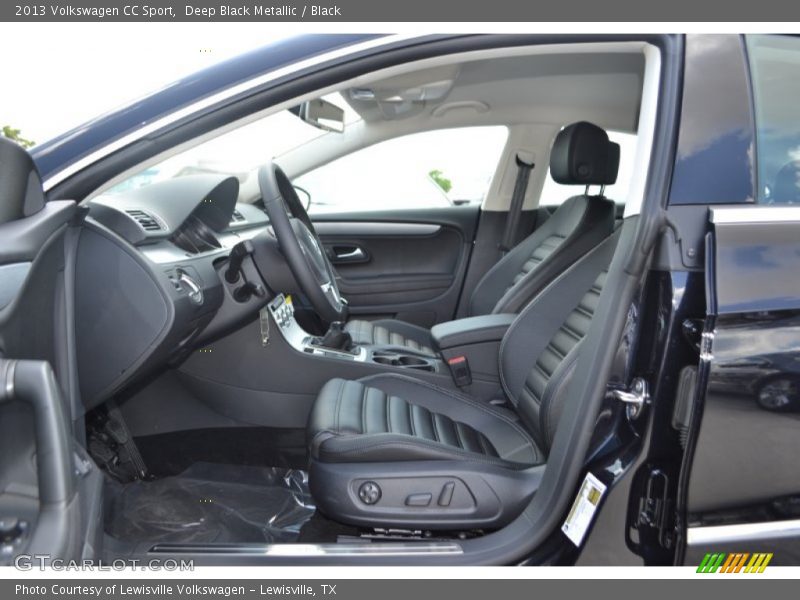 Deep Black Metallic / Black 2013 Volkswagen CC Sport